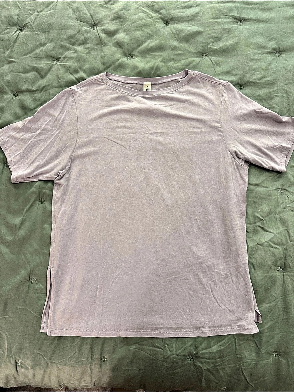 lululemon Relaxed-Fit Boatneck T-Shirt Lilac Ether Size 4